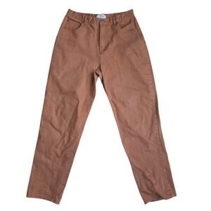 Coldwater High Rise Straight Leg Ginger Brown Jeans Women Sz 12